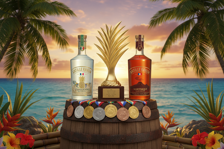 RHUMS GUADELOUPE ET MARTINIQUE
